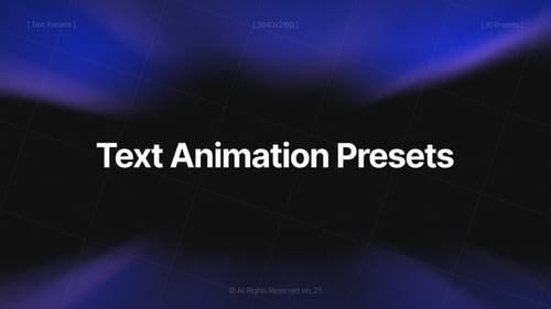 Modern Kinetic Text Animation Presets Pack