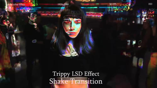 Trippy LSD Effect Shake Transition #12