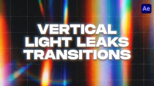 Dynamic Vertical Light Leak Transitions Pack