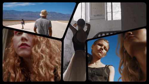 Modern Dynamic Split Screen Multi-Frame Video Layout