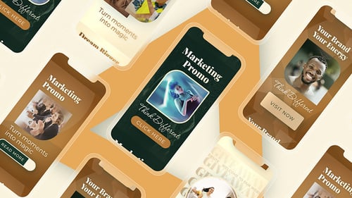 Modern Vertical Mobile Promo for Social Media Stories