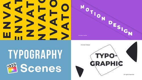 Grandes escenas tipográficas | FCPX