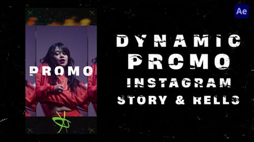 Dynamic Grunge Promo Instagram Story