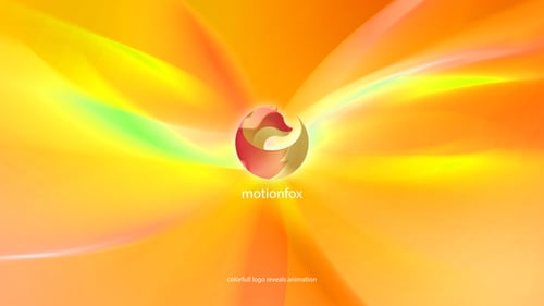 Elegant Abstract Light Gradient Logo Reveal