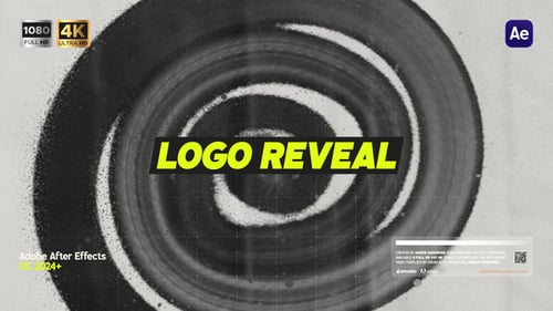 Brush Stroke Logo Reveal