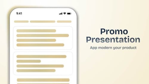 Presentación promocional de la aplicación