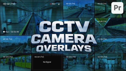 Digital Surveillance Camera Overlay for Security Footage