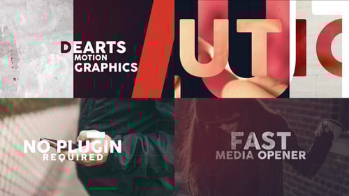 Dynamic Modern Opener with Fast Text and Media Transitions