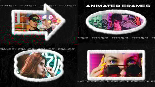 Dynamic Furry Textured Animated Frames