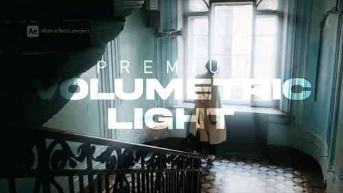 Cinematic Volumetric Light Overlay for Video Projects