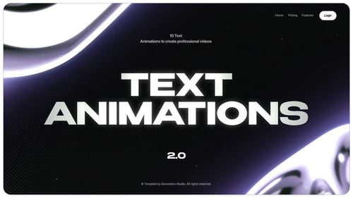Dynamic Corporate Kinetic Typography Text Animation