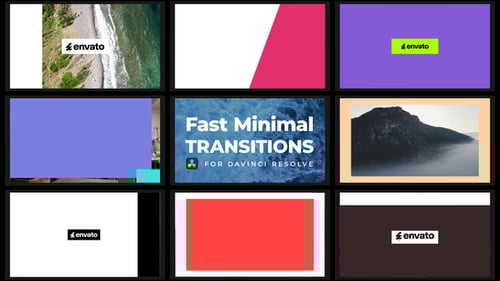 Fast Minimal Transitions | DaVinci Resolve