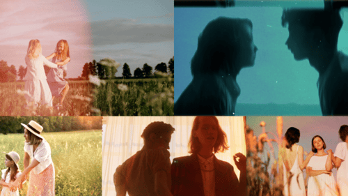 Color Flash Light Transition After Effect