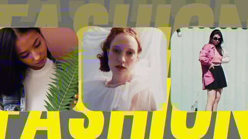 Dynamic Fashion Showcase Opener with Geometric Transitions