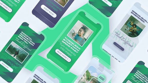 Dynamic Vertical Promo for Mobile Social Media