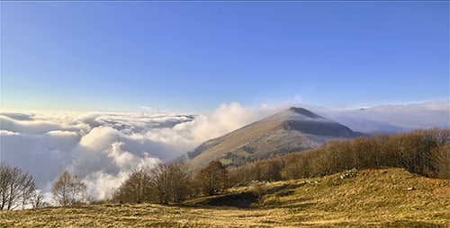 Mountains Clouds