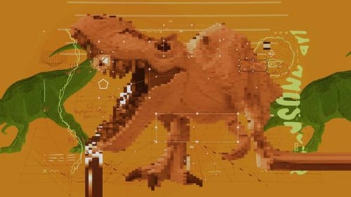 Glitch Dinosaur