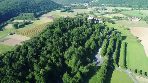 La vallée des châteaux du Périgord en France