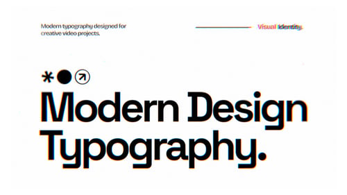 Bold Motion Typography