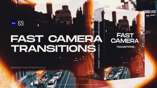 Dynamic Retro Film Look Camera Shutter Transitions Pack