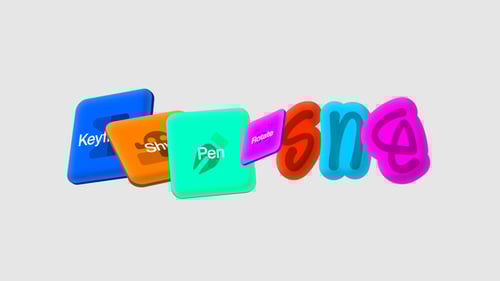 Colorful Fluid 3D Logo Reveal Animation