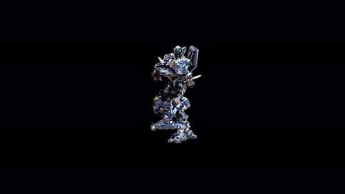Dancing Metallic Robot 3D Animation for Tech Projects