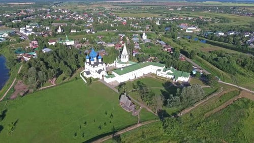 Aerial View of Suzdal, Golden Ring, Russia