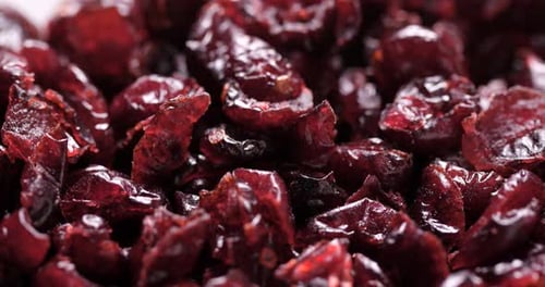 Close up of Dried cranberry