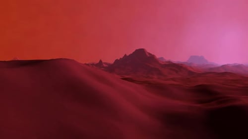 Vuela sobre el planeta Marte