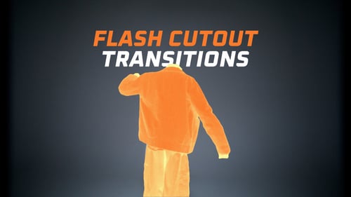 Dynamic Flash Cutout Video Transitions Pack