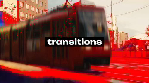 Glitch Light Transitions