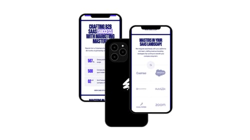 3D Smartphone App Mockup for Modern Business Presentations