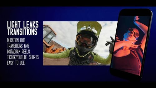 Horizontal and Vertical Light Leaks Transitions | FCPX