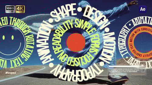 Dynamic Circular Text Animation Motion Graphics Titles