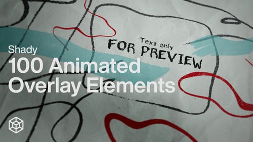 Shady - 100 Animated Overlay Elements