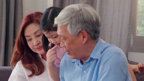 Family Spending Time Together Indoors