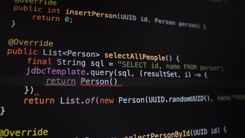 Programming And Creation Of Programs, A Programmer Working On A Program, It Technology