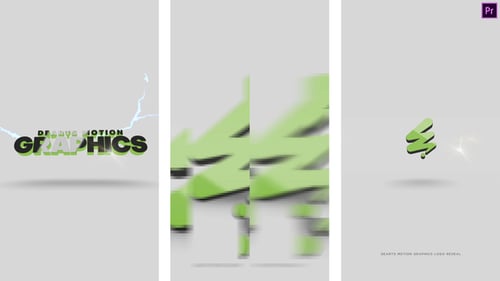 Clean Minimal Logo Reveal for Vertical Media