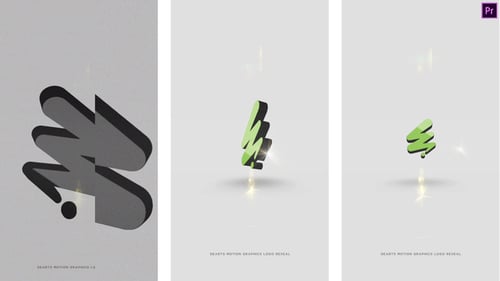 Modern Rotating Logo Reveal with Elegant Light Flare