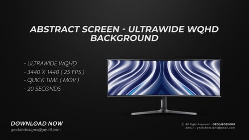 Abstract Display Screen - Ultrawide WQHD Background