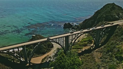 Bixby Creek Bridge an der Big Sur Küste von Kalifornien