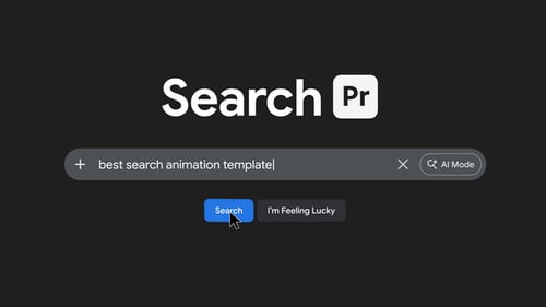 Modern Search Engine Interface UI Animation Kit