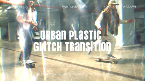 Dynamic Glitch Video Transitions