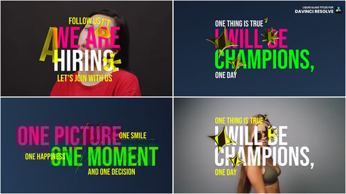 Modern Kinetic Typography with Dynamic Liquid Glass Text Reveals