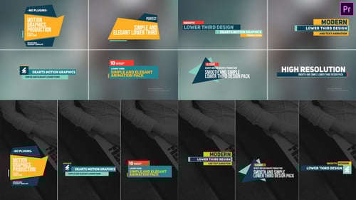 Stylish Lower Third Premiere Pro