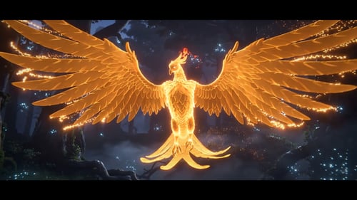 Phoenix Bird Logo Reveal
