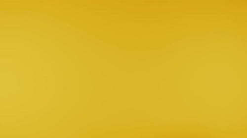 Round Dark Brown Objects Falling on Yellow Background