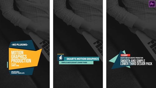 Dynamic Lower Thirds with Geometric Motion for Vertical Video