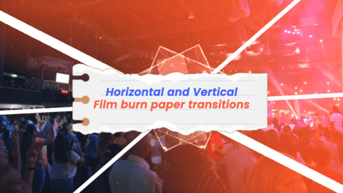 Film Burn Paper Transitions | FCPX