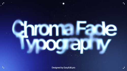 Chroma Fade Typography | DR